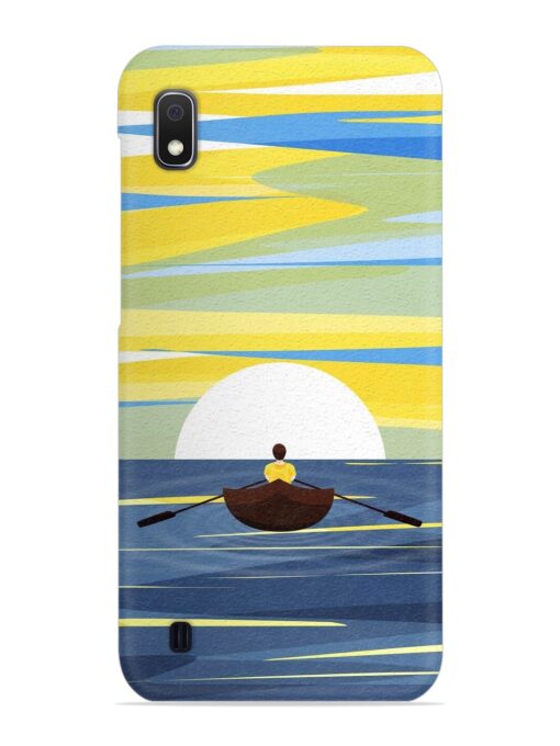 Rowing Person Ferry Paddle Snap Case for Samsung Galaxy A10 Zapvi