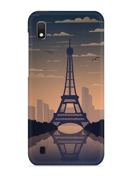 France Paris Eiffel Tower Gradient Snap Case for Samsung Galaxy A10 Zapvi