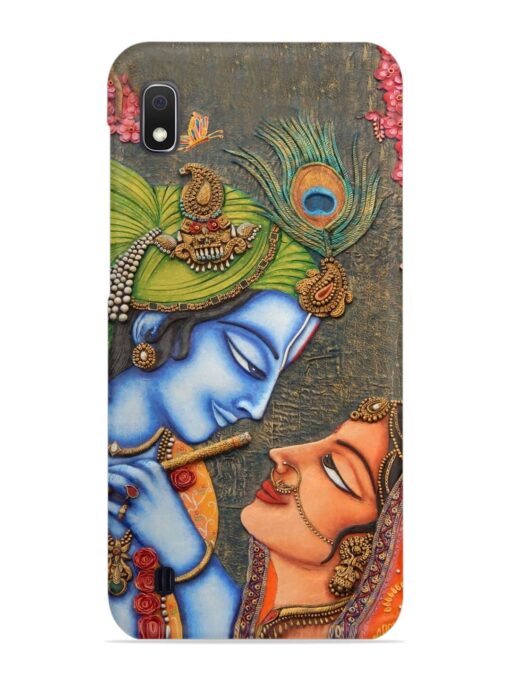 Lord Radha Krishna Flute Art Snap Case for Samsung Galaxy A10 Zapvi