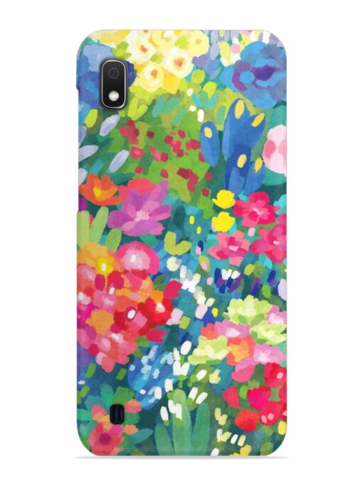 Watercolor Flower Art Snap Case for Samsung Galaxy A10 Zapvi