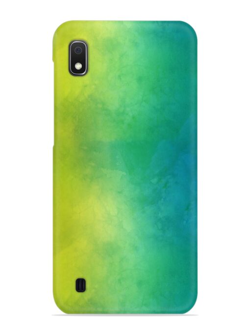 Yellow Green Gradient Snap Case for Samsung Galaxy A10 Zapvi