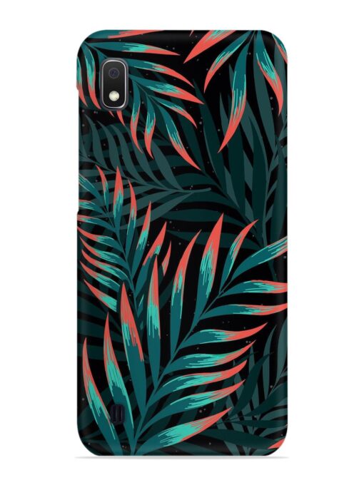 Green Leaf Art Snap Case for Samsung Galaxy A10 Zapvi