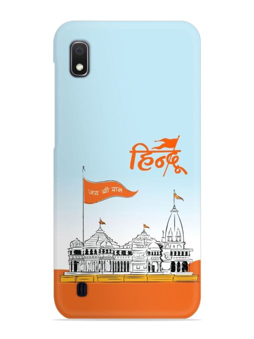 Ram Mandir Hindu Snap Case for Samsung Galaxy A10 Zapvi