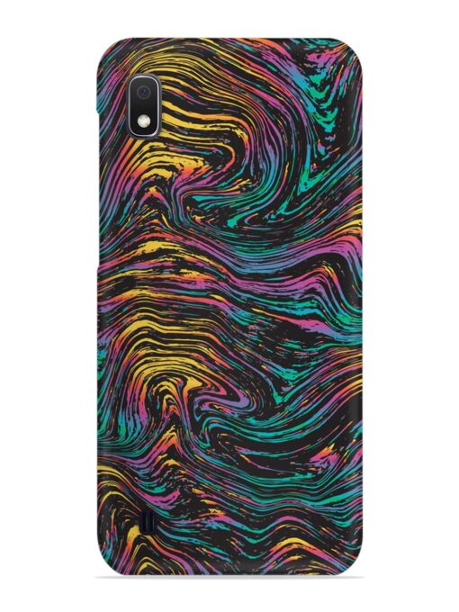 Abstract Liquid Colors Snap Case for Samsung Galaxy A10 Zapvi