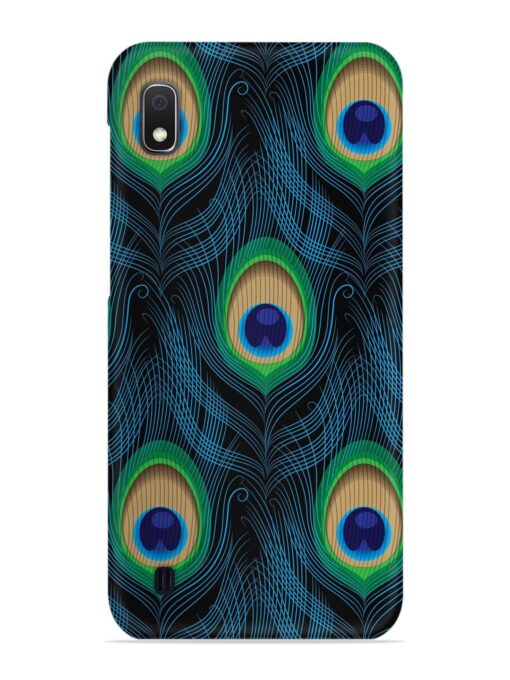 Seamless Pattern Peacock Snap Case for Samsung Galaxy A10 Zapvi