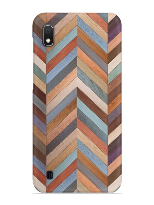 Seamless Wood Parquet Snap Case for Samsung Galaxy A10 Zapvi