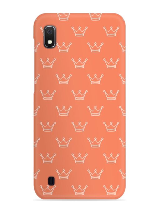 Hand Drawn Crown Snap Case for Samsung Galaxy A10 Zapvi