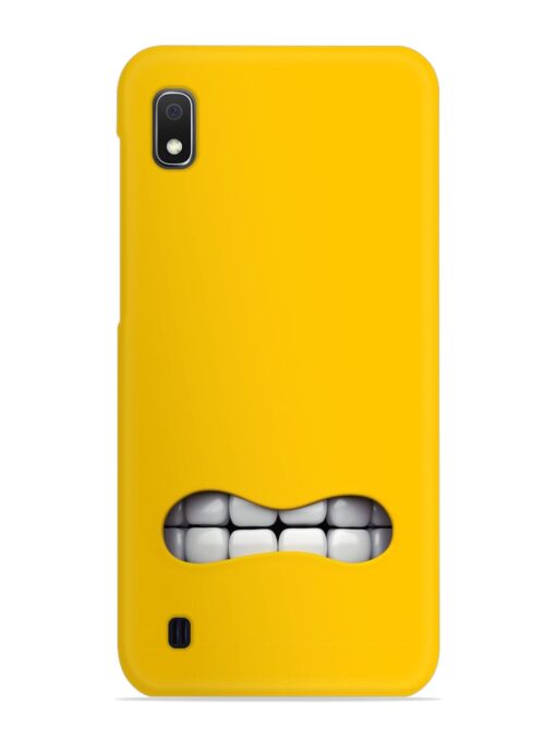 Mouth Character On Snap Case for Samsung Galaxy A10 Zapvi