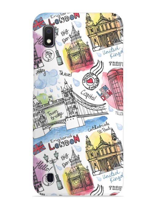 Vector London Landmark Snap Case for Samsung Galaxy A10 Zapvi