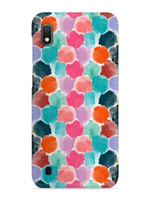 Colorful Seamless Pattern Snap Case for Samsung Galaxy A10 Zapvi