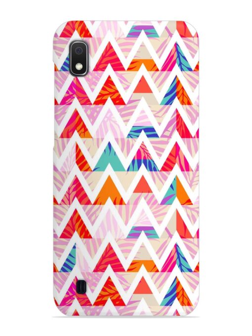 Abstract Triangle Background Snap Case for Samsung Galaxy A10 Zapvi