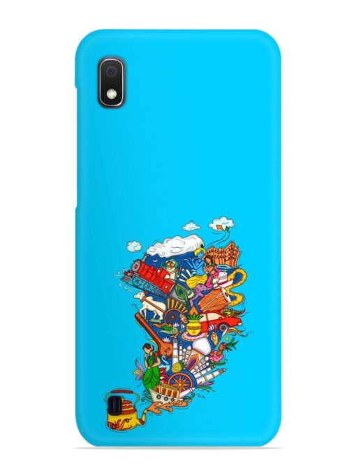 Vector Design Indian Snap Case for Samsung Galaxy A10 Zapvi