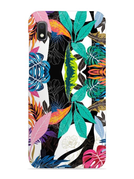 Floral Pattern Bright Snap Case for Samsung Galaxy A10 Zapvi