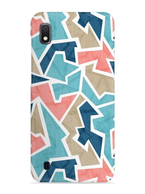 Vintage Geometric Triangle Snap Case for Samsung Galaxy A10 Zapvi