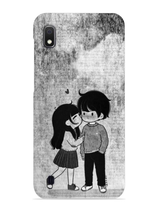 Couple Love Highlights Snap Case for Samsung Galaxy A10 Zapvi