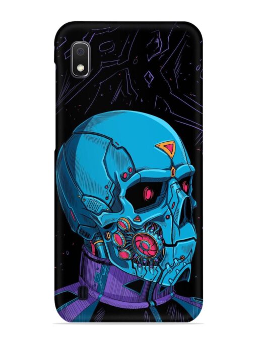 Skull Robo Vector Snap Case for Samsung Galaxy A10 Zapvi