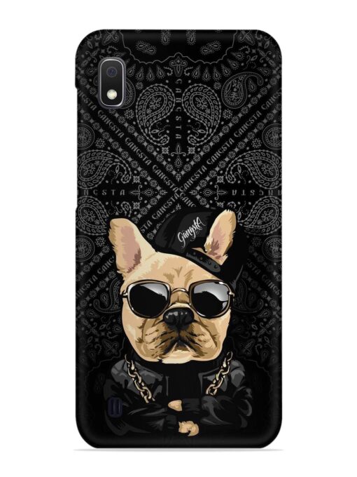 Gangsta Cool Sunglasses Dog Snap Case for Samsung Galaxy A10 Zapvi