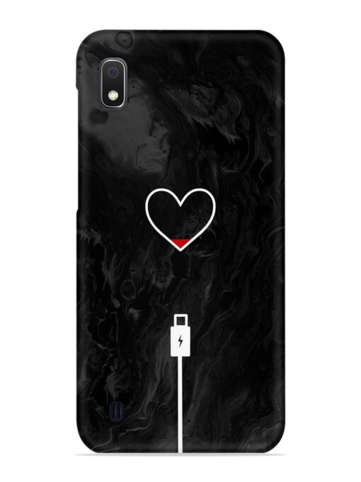 Heart Charging Vector Snap Case for Samsung Galaxy A10 Zapvi