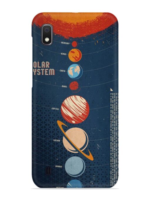 Solar System Vector Snap Case for Samsung Galaxy A10 Zapvi