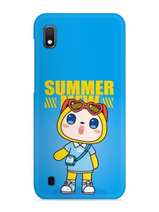 Summer Mew Cartoon Snap Case for Samsung Galaxy A10 Zapvi