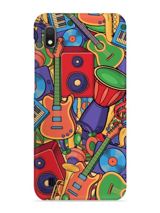 Colorful Music Art Snap Case for Samsung Galaxy A10 Zapvi