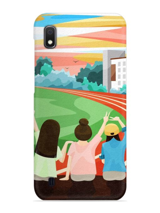 School Playground Snap Case for Samsung Galaxy A10 Zapvi