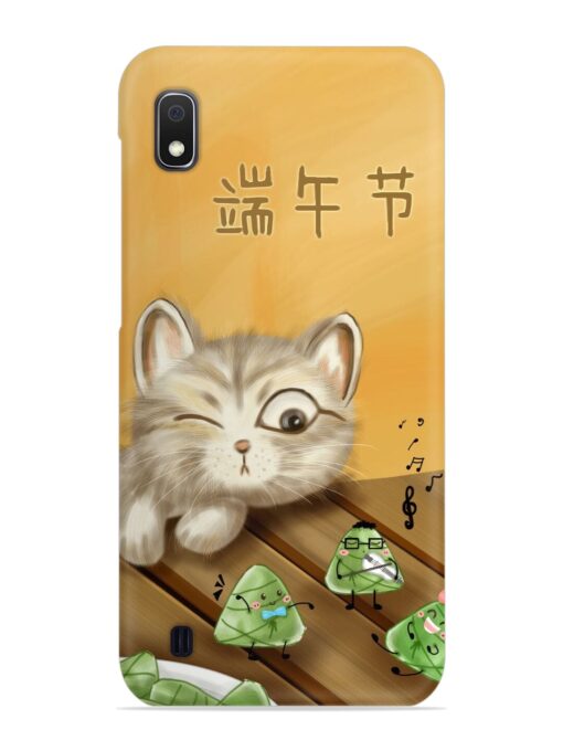 Cat Scorpion Dancing Snap Case for Samsung Galaxy A10 Zapvi