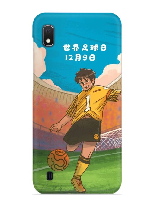 Soccer Kick Snap Case for Samsung Galaxy A10 Zapvi