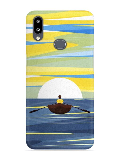 Rowing Person Ferry Paddle Snap Case for Samsung Galaxy A10S Zapvi