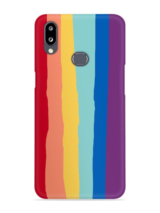 Rainbow Genuine Liquid Snap Case for Samsung Galaxy A10S Zapvi