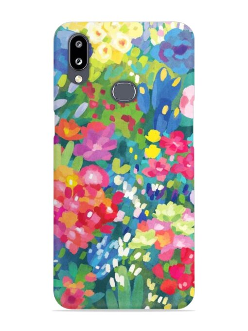 Watercolor Flower Art Snap Case for Samsung Galaxy A10S Zapvi