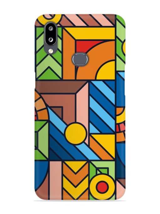 Colorful Geometric Snap Case for Samsung Galaxy A10S Zapvi