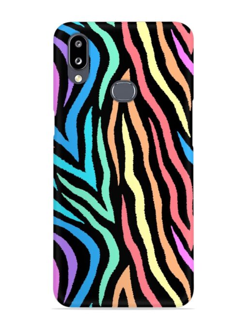 Colorful Abstract Zebra Snap Case for Samsung Galaxy A10S Zapvi