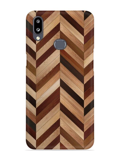 Seamless Wood Parquet Snap Case for Samsung Galaxy A10S Zapvi