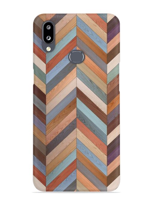 Seamless Wood Parquet Snap Case for Samsung Galaxy A10S Zapvi