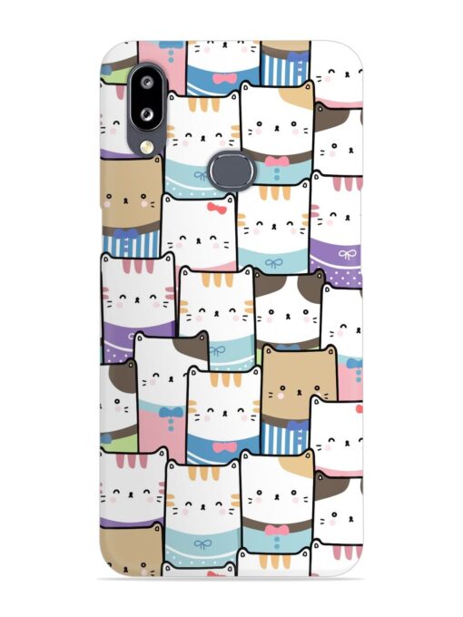 Cute Adorable Cat Snap Case for Samsung Galaxy A10S Zapvi