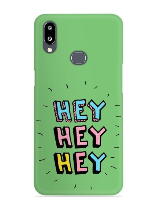 Hey Vector Cartoon Snap Case for Samsung Galaxy A10S Zapvi