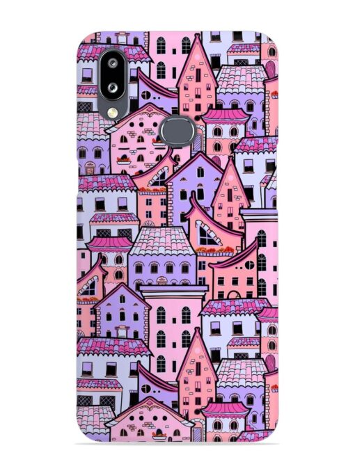 Seamless Pattern Houses Snap Case for Samsung Galaxy A10S Zapvi