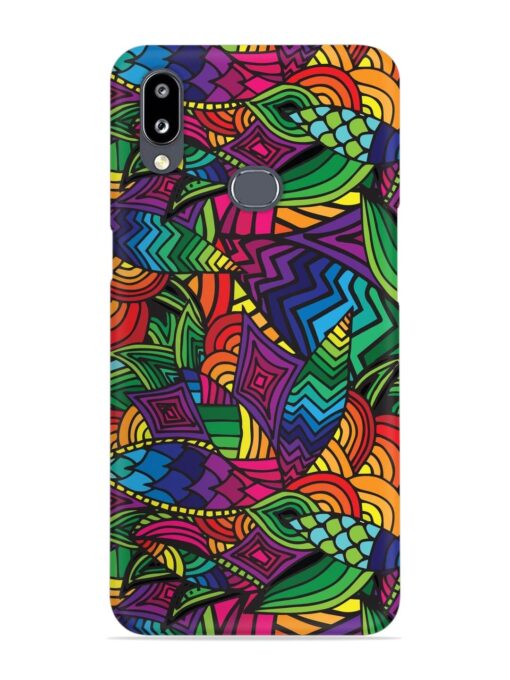 Abstract Multicolor Seamless Snap Case for Samsung Galaxy A10S Zapvi