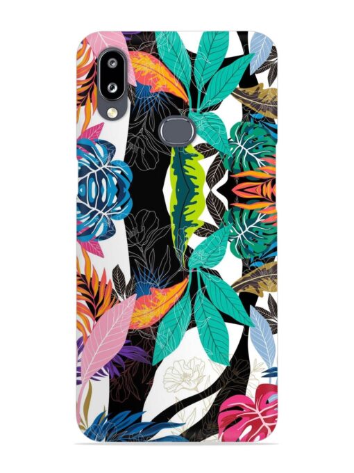 Floral Pattern Bright Snap Case for Samsung Galaxy A10S Zapvi