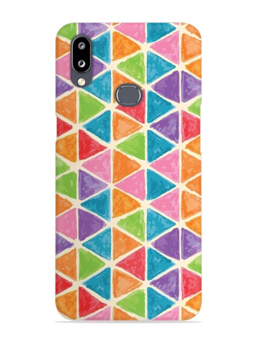 Seamless Colorful Isometric Snap Case for Samsung Galaxy A10S Zapvi