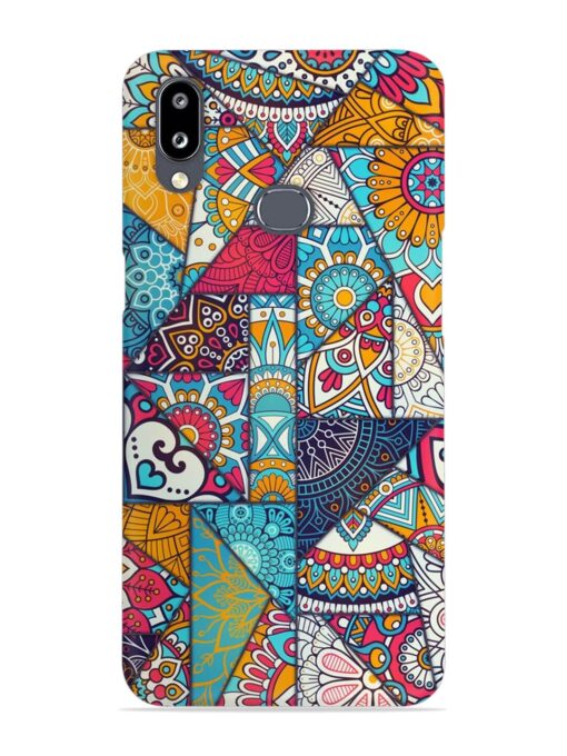 Patchwork Pattern Vintage Snap Case for Samsung Galaxy A10S Zapvi