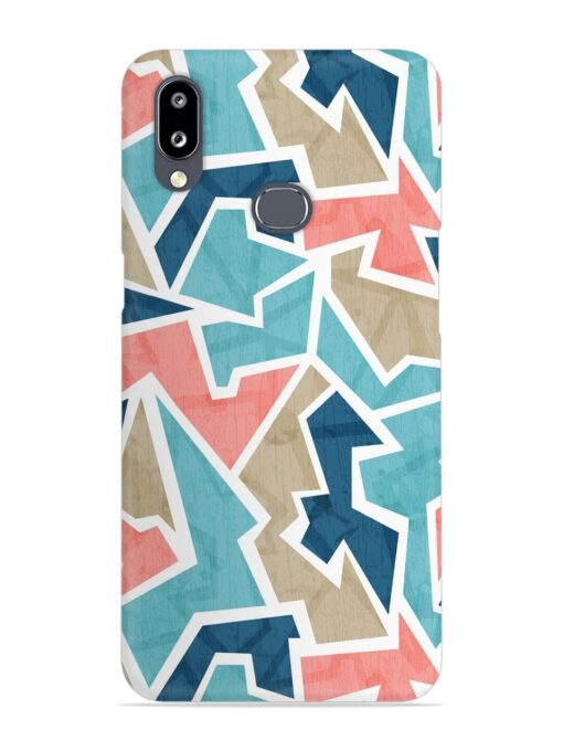 Vintage Geometric Triangle Snap Case for Samsung Galaxy A10S Zapvi