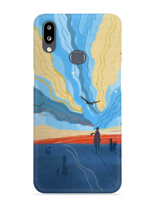 Minimal Abstract Landscape Snap Case for Samsung Galaxy A10S Zapvi