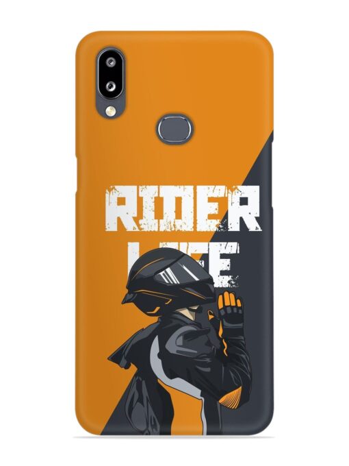 Rider Life Snap Case for Samsung Galaxy A10S Zapvi