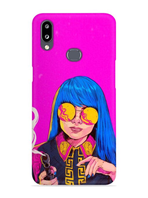 Aesthetic Anime Girl Snap Case for Samsung Galaxy A10S Zapvi