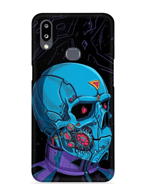 Skull Robo Vector Snap Case for Samsung Galaxy A10S Zapvi