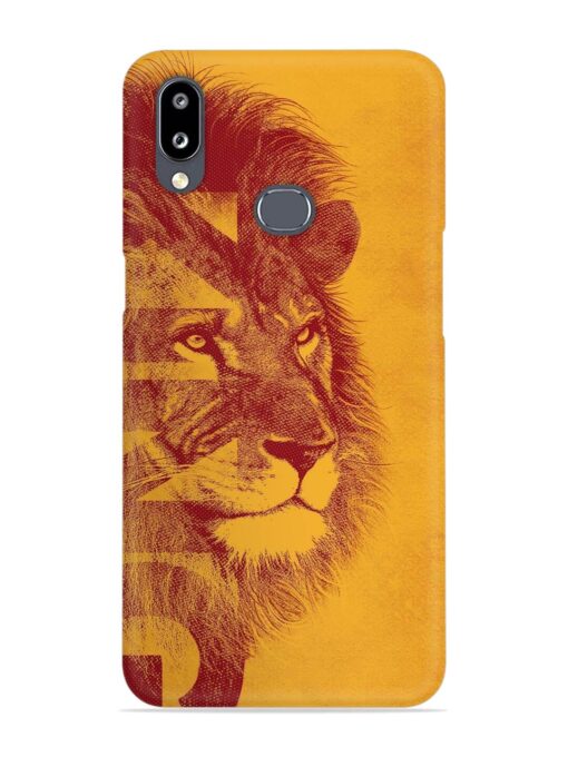 Gold Lion Crown Art Snap Case for Samsung Galaxy A10S Zapvi