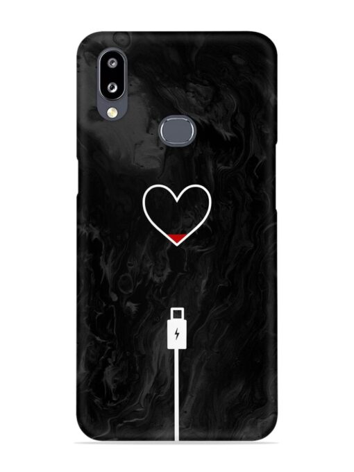 Heart Charging Vector Snap Case for Samsung Galaxy A10S Zapvi