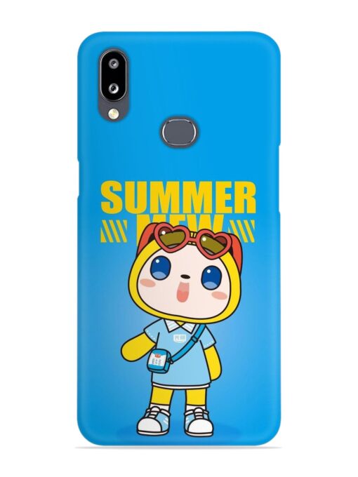 Summer Mew Cartoon Snap Case for Samsung Galaxy A10S Zapvi